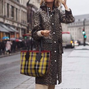 leopard print rain jacket